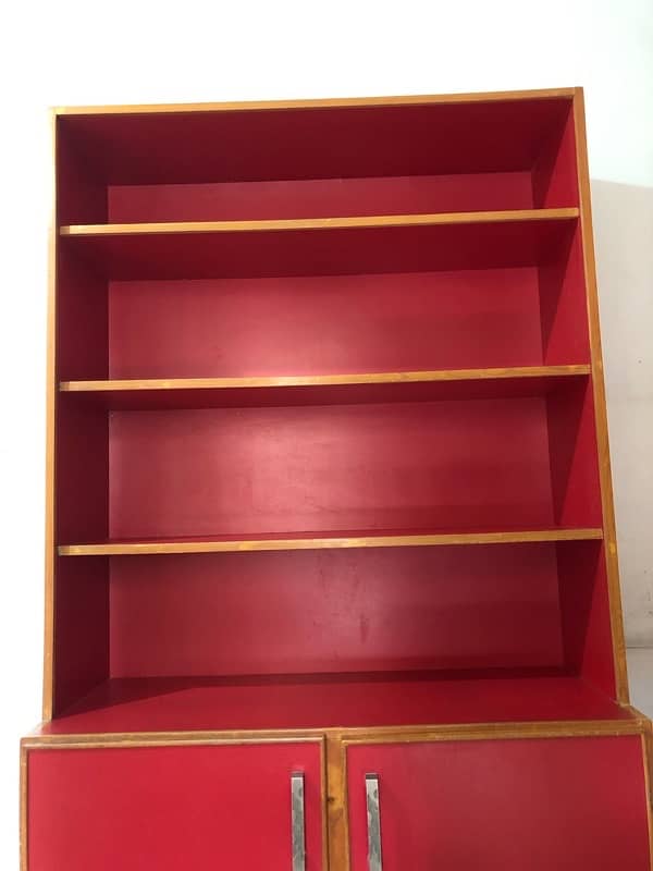 Beautiful Red Book Shelf & Storage 3