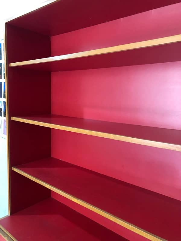 Beautiful Red Book Shelf & Storage 5