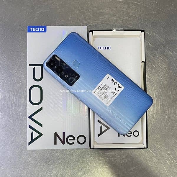 Tecno Pova Neo brand new with box ,charger 1