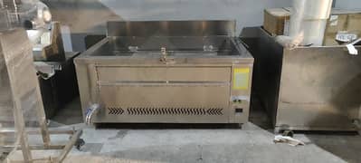 vertical gas deep fryer  35 L gas  brosted chicken fryer   machine 0