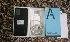 oppo A95 ,8/128 complete saman original charger 10/10