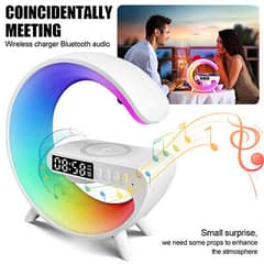 BT3401 LED WIRELESS PHONE CHARGER BLUETOOTH SPEAKER 0