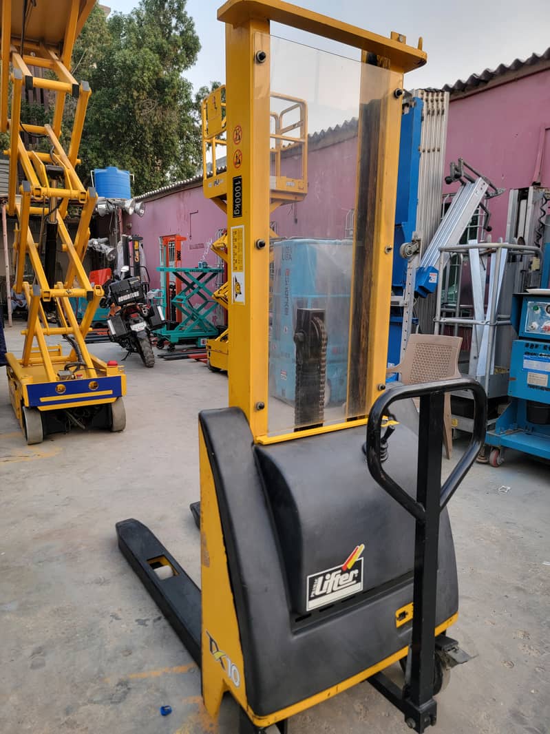 PRAMAC 1 Ton Semi Electric Pallet Stacker Lifter forklift for Sale 0