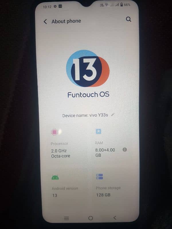 vivo y33s 8gb 128gb with box exchange possible 1