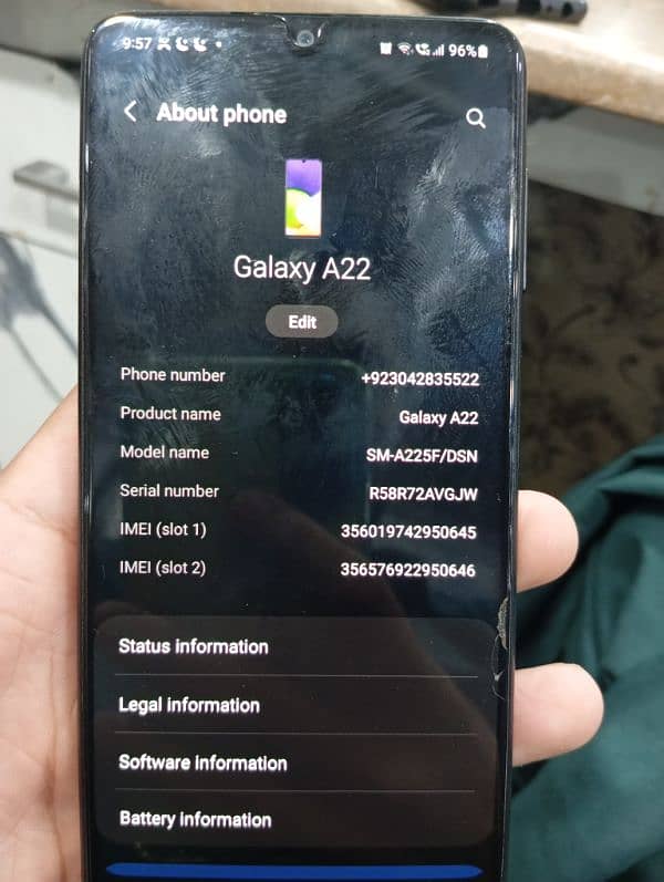 samsung a22 pta approved 2