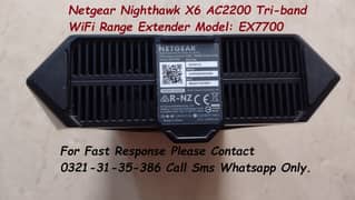 netgear nighthawk x6 ac2200 tri-band wifi router