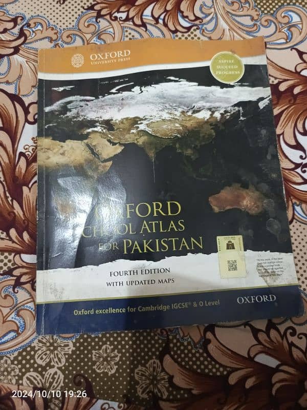 Oxford Olevel atlas book in new condition 1