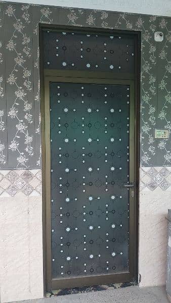 Aluminium glass door 1