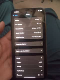 i phone Xs max  non pta  256 GB