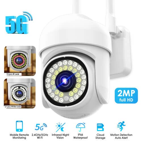 PTZ WIFI CAMERA HB66 2MP 1080P OUTDOOR CCTV SECURITY CAMERA 4X DIGITA 1