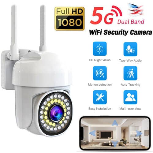 PTZ WIFI CAMERA HB66 2MP 1080P OUTDOOR CCTV SECURITY CAMERA 4X DIGITA 2