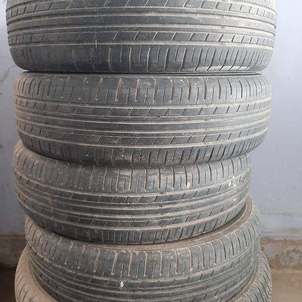 YOKOHAMA TUBLESS TYRE 155/65 R14 75S 1