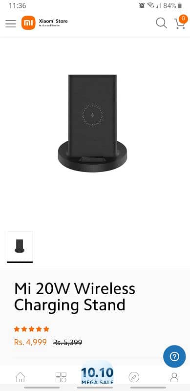 Mi 20W Wireless Charging Stand 3