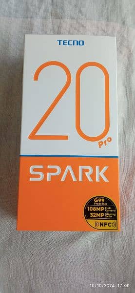 Techno Spark 20 pro New lush condition 1