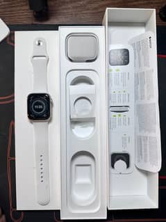 apple watch series 5 | 44mm | complete box silver white