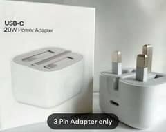 Apple Charger 20 Watt 2 Pin And 3 Pin