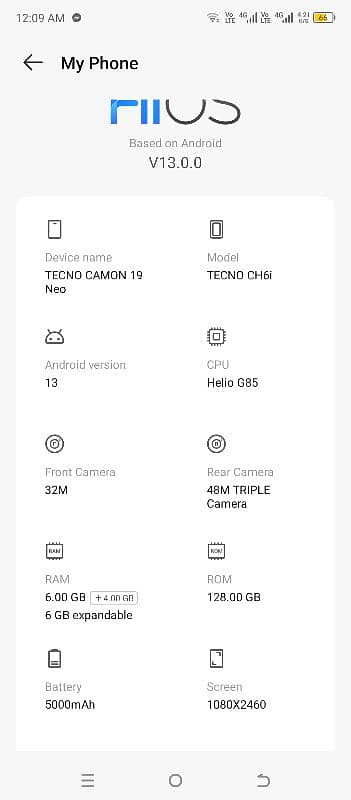 Tecno camon neo 19 condition check picture original cebal ha only 7