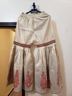 Dupatta Gharara with shirt