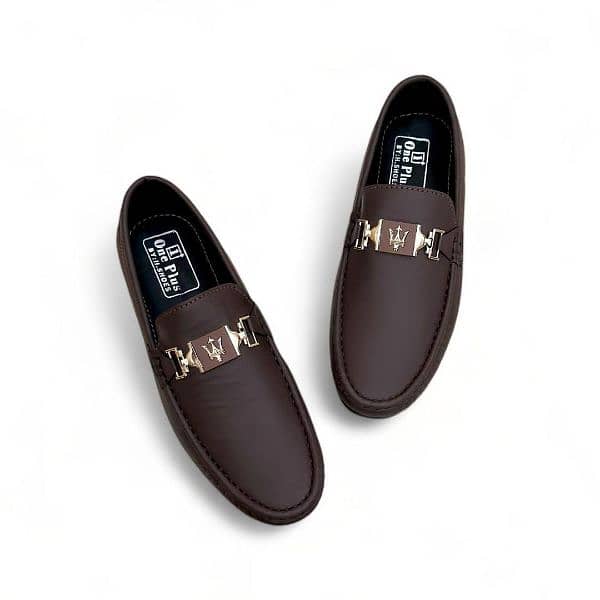 mens synthetic leather loafers 0