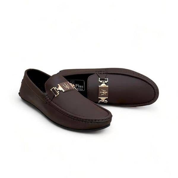 mens synthetic leather loafers 1