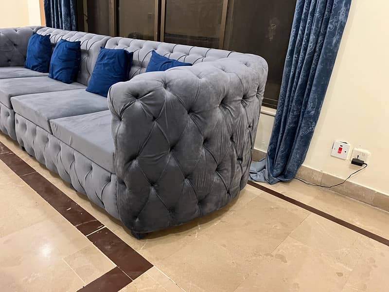 10 seater sofa set with table 2