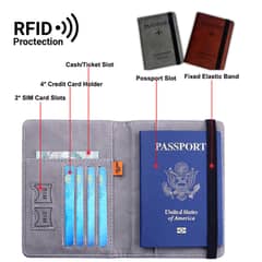 Wallet for passport cover and travelling purposes.