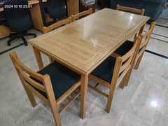 Dining | Dining Table | 6 Chairs Dining | Beech Wood Dining