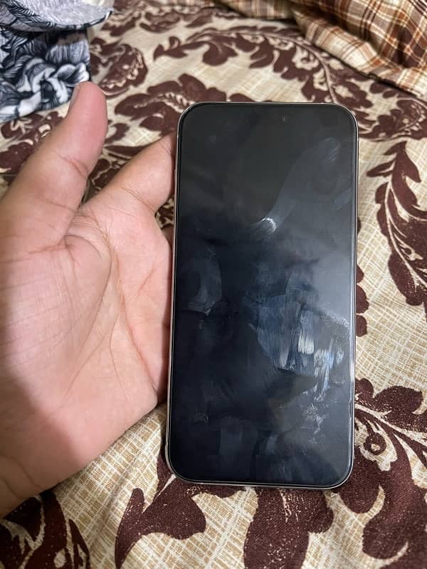 IPHONE 15 pro max natural titinum 256gb jv 3