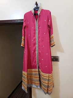 Dupatta Frock with Churidar Pajama