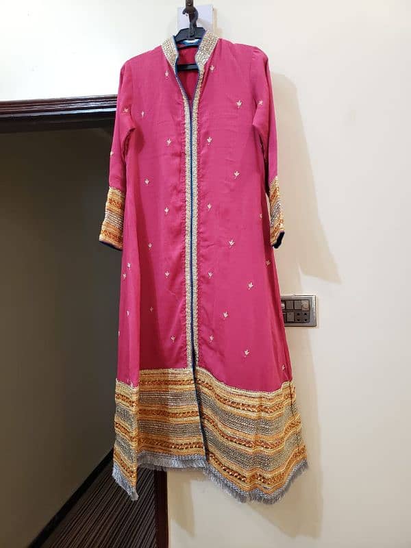 Dupatta Frock with Churidar Pajama 1