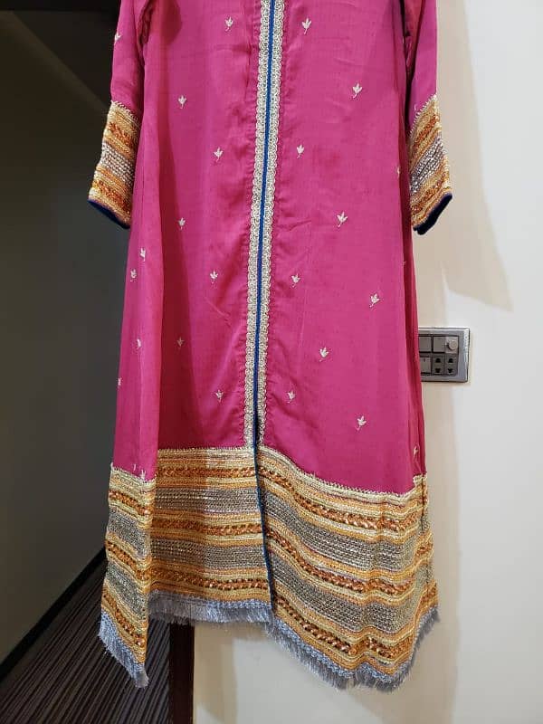 Dupatta Frock with Churidar Pajama 2