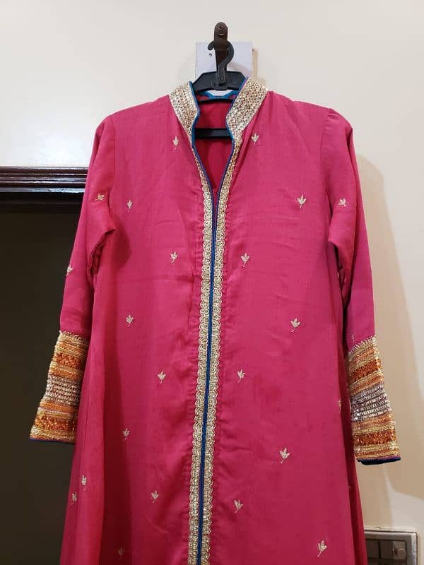 Dupatta Frock with Churidar Pajama 3