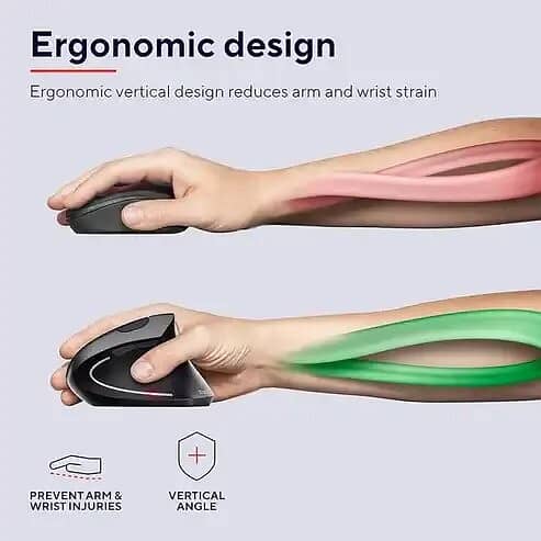 Wireless Vertical Ergonomic Mouse 1