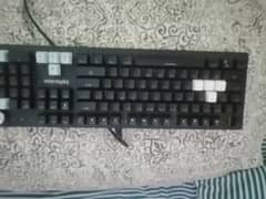 LG 24 inch lcd with inphic v950 mechanical gaming keyboard