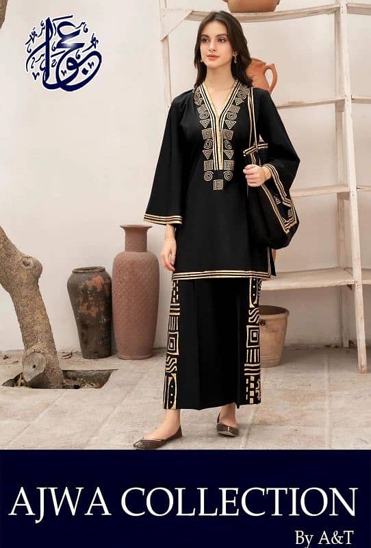 shirt and trouser embroidered 2pc 14