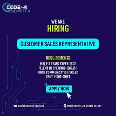 Customer sales Representative