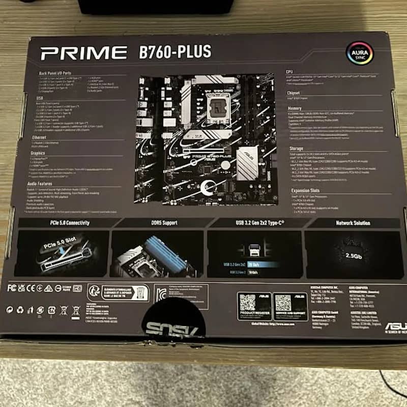 Gaming Package 13Gen ASUS Prime B760-PLUS Core i7 13700F 16Gb DDR5 Ra 4