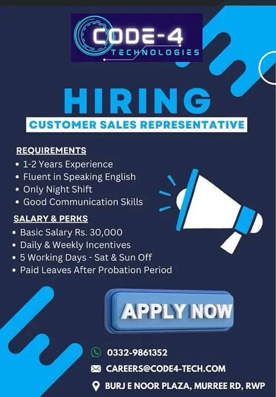 Customer sales Representative 1