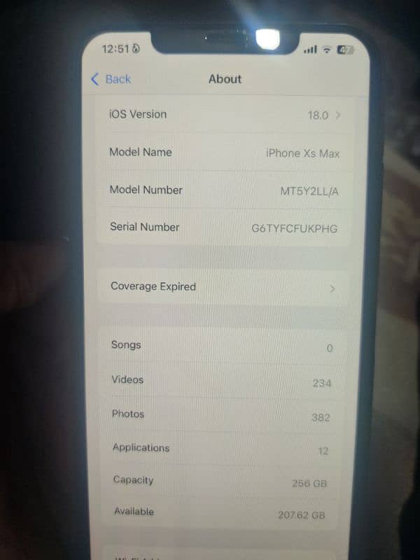 iphone xs max 256gb 4