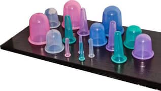 Rs 2000  - 4 pieces Silicon rubber Hijama Cups 0