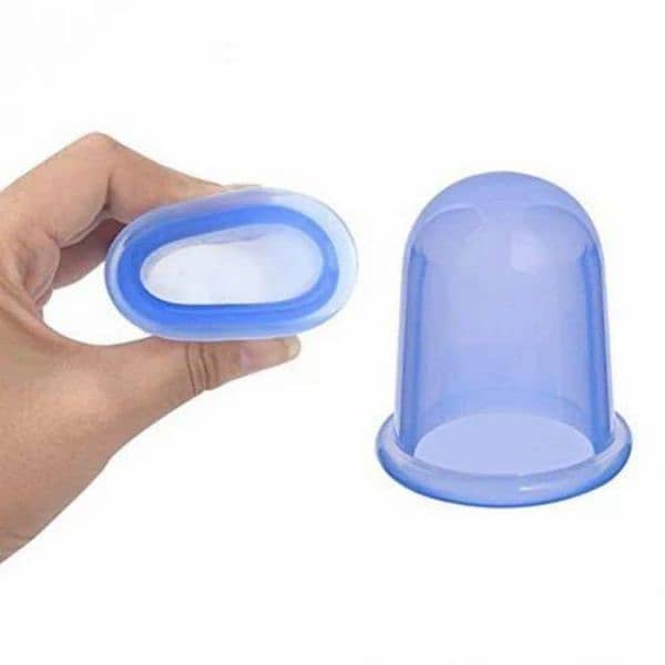 Rs 2000  - 4 pieces Silicon rubber Hijama Cups 4