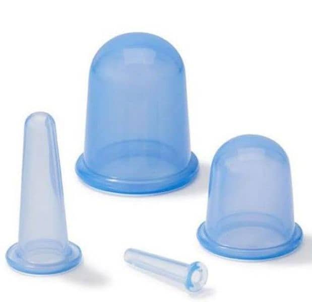 Rs 2000  - 4 pieces Silicon rubber Hijama Cups 5