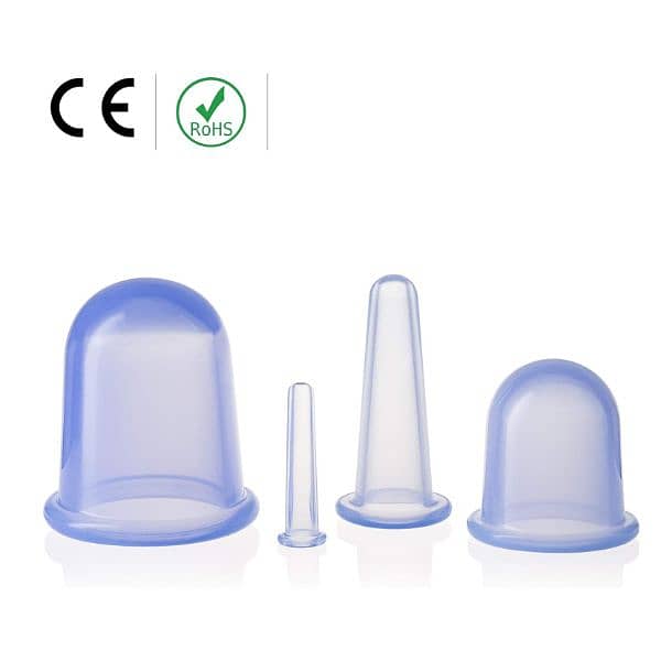 Rs 2000  - 4 pieces Silicon rubber Hijama Cups 6