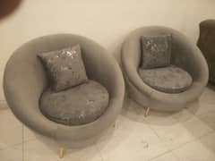 Egg shaped chairs