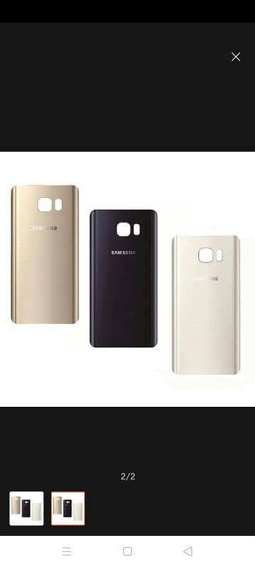 Samsung Galaxy Note 5 back glass. (in only white colour) RS:1050 0