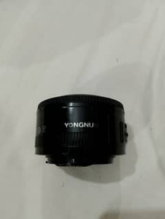 youngno 50mm canon muont ek Sony camera ka beg b h new jesa