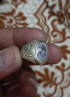 Pure Silver White Zarqoon Ring