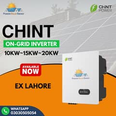 CHINT Ongrid 10,15,20KW Official Warranty Solar Inverter Available