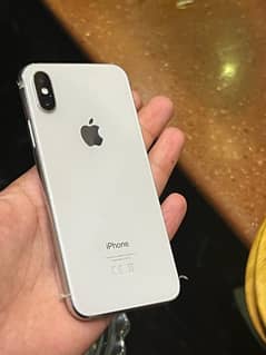 iPhone X silver white 0