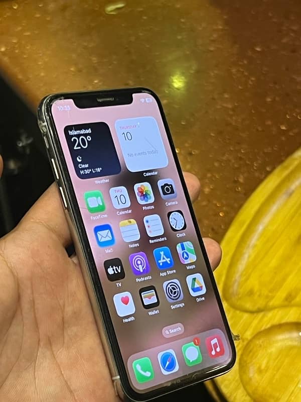 iPhone X silver white 5